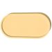 Bandeja Decorativa Oval  24cm em Cimento Artesanal - Amarelo