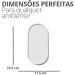 Bandeja Decorativa Oval  24cm em Cimento Artesanal - Amarelo