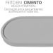 Bandeja Decorativa Oval  24cm em Cimento Artesanal - Amarelo