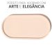 Bandeja Decorativa Oval  24cm em Cimento Artesanal - Amarelo