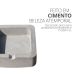 Cinzeiro Quadrado 9cm Aleta Artesanal Em Cimento - Palha