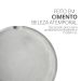 Cinzeiro Redondo 10,5cm Aleta Artesanal Em Cimento - Branco