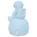Estátua Decorativa Artesanal Astronauta 7,5cm em Cimento - Azul