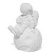 Estátua Decorativa Artesanal Astronauta 7,5cm em Cimento - Branco