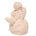 Estátua Decorativa Artesanal Astronauta 7,5cm em Cimento - Palha