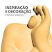 Estátua Decorativa Gigante Admirado Artesanal 9,5x9,5 cm Em Cimento - Amarelo