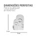 Estátua Decorativa Nórdica Gêmeos 9cm Em Cimento - Branco