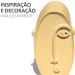 Estátua Decorativa Nórdico Olhar 10cm em Cimento - Branco
