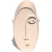 Estátua Decorativa Nórdico Olhar 10cm em Cimento - Palha