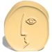 Estátua Decorativa Nórdico Picasso 8cm Em Cimento - Amarelo