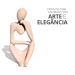 Estatua Decorativa Pensadora Amora 12,5cm Artesanal Em Cimento - Branco