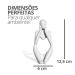 Estatua Decorativa Pensadora Ana 12,5cm Artesanal Em Cimento - Cinza