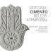 Incensário Artesanal Aleta Sol 12,5cm Mão de Fátima Cimento - Amarelo