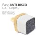 Peso de Porta Artesanal Cubo 1,5Kg Concreto com Base Anti Risco - Corda