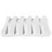 Saboneteira Barra Listras 12cm em Resina Mineral Artesanal - Branco