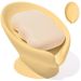 Saboneteira Porta Sabonete Banheiro Moderna Luxo 13cm em Cimento - Amarelo