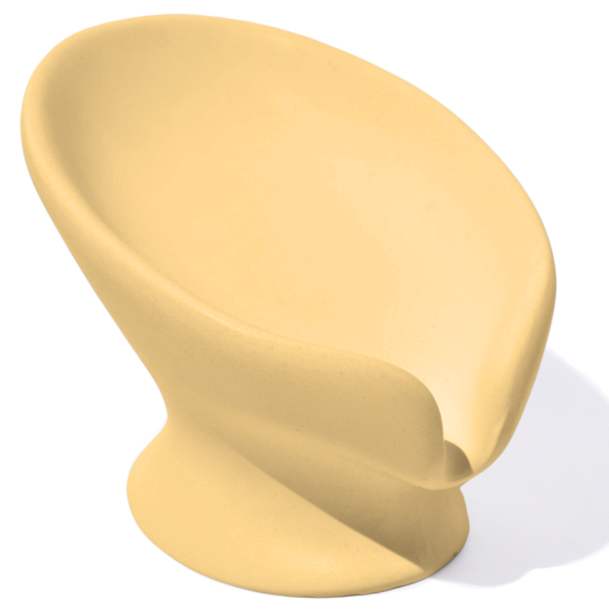 Saboneteira Porta Sabonete Banheiro Moderna Luxo 13cm em Cimento - Amarelo