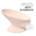 Saboneteira Porta Sabonete Banheiro Moderna Luxo 13cm em Cimento - Amarelo