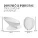 Saboneteira Porta Sabonete Banheiro Moderna Luxo 13cm em Cimento - Cinza