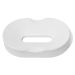 Saboneteira Porta Sabonete Banheiro Oval 11cm em Cimento - Branco