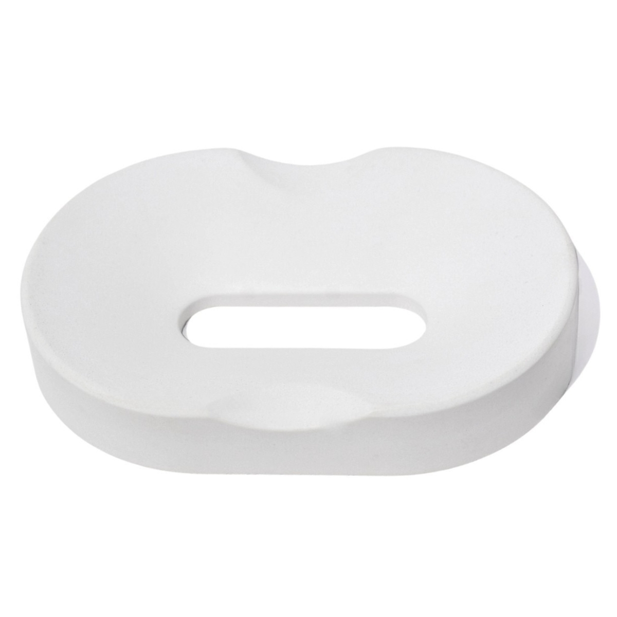 Saboneteira Porta Sabonete Banheiro Oval 11cm em Cimento - Branco