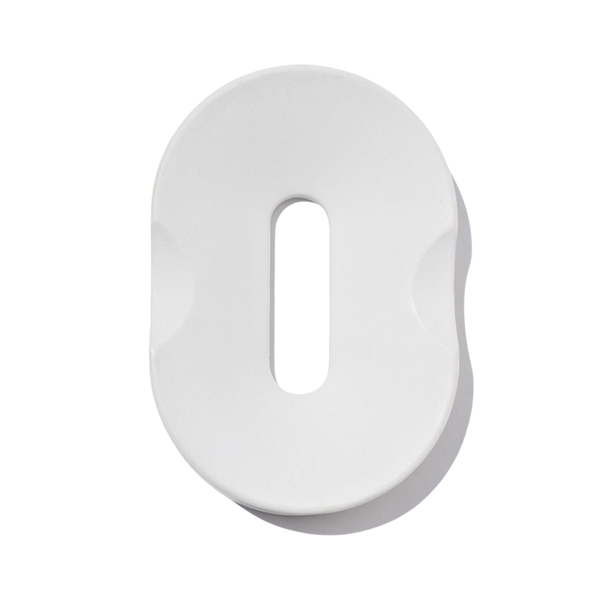 Saboneteira Porta Sabonete Banheiro Oval 11cm em Cimento - Branco