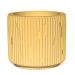 Vaso Decorativo Contemporâneo 7cm Em Cimento Artesanal  - Amarelo