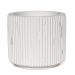 Vaso Decorativo Contemporâneo 7cm Em Cimento Artesanal  - Branco