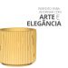 Vaso Decorativo Contemporâneo 7cm Em Cimento Artesanal  - Branco