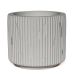 Vaso Decorativo Contemporâneo 7cm Em Cimento Artesanal  - Cinza