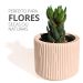 Vaso Decorativo Contemporâneo 7cm Em Cimento Artesanal  - Cinza