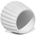 Vaso Decorativo Diamante Artesanal 10,5x13cm Em Cimento - Branco