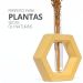 Vaso Decorativo Solitário Hexa 16,5cm Artesanal em Cimento - Amarelo