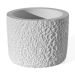 Vaso Decorativo Texturizado 9cm em Cimento Artesanal - Branco