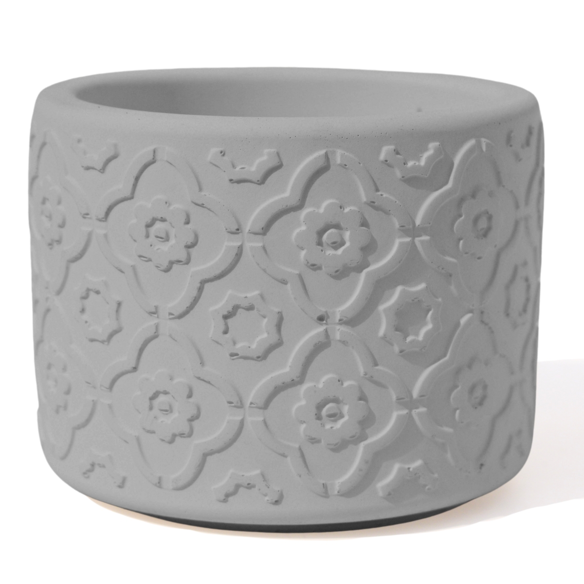 Vaso Estados Artesanal Decor 10cm Rio de Janeiro em Cimento - Cinza