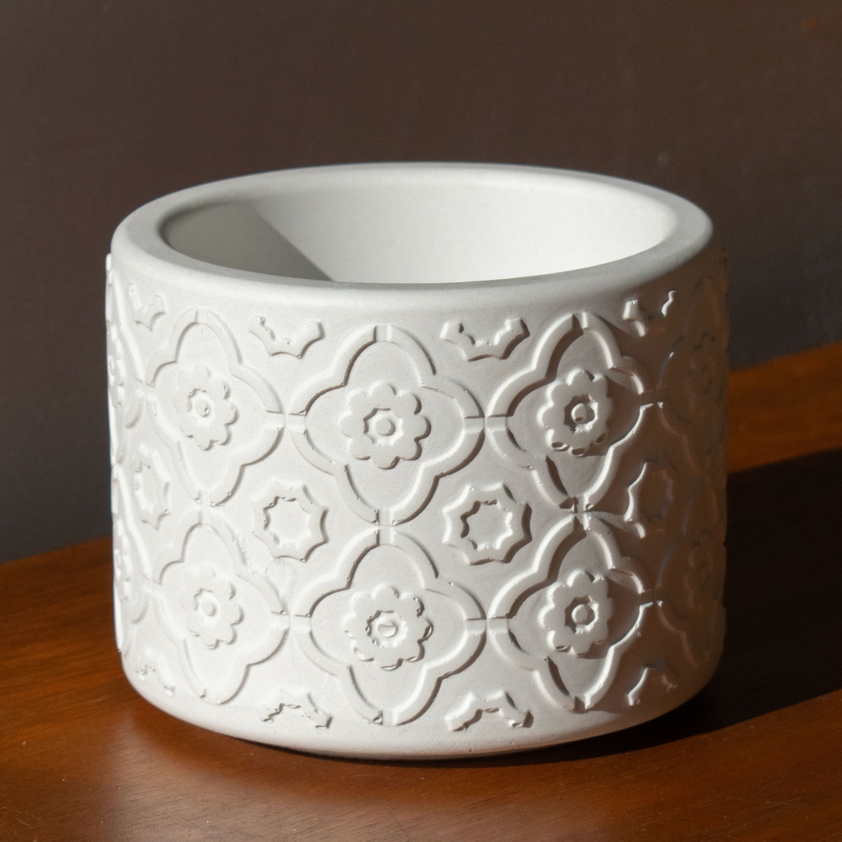 Vaso Estados Artesanal Decor 10cm Rio de Janeiro em Cimento - Cinza