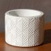 Vaso Estados Artesanal Decorativo 10cm Amazonas em Cimento - Branco