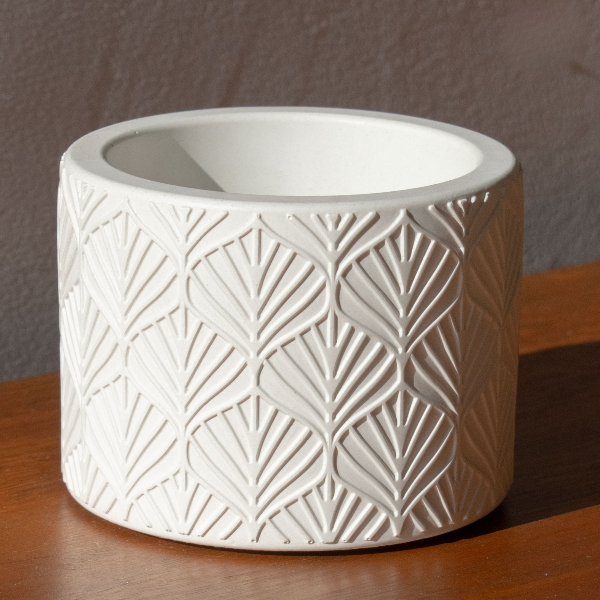 Vaso Estados Artesanal Decorativo 10cm Amazonas em Cimento - Cinza