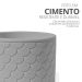 Vaso Estados Artesanal Decorativo 10cm São Paulo em Cimento - Azul