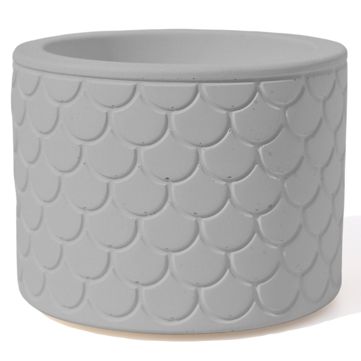 Vaso Estados Artesanal Decorativo 10cm São Paulo em Cimento - Cinza