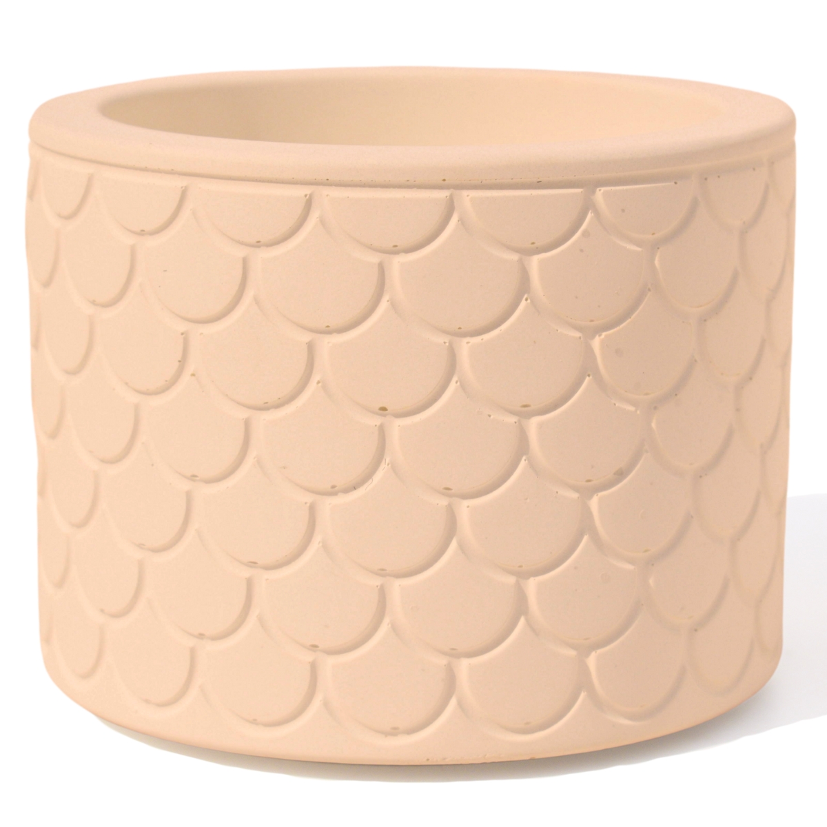 Vaso Estados Artesanal Decorativo 10cm São Paulo em Cimento - Palha