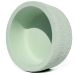 Vaso Texturizado Clássico M Baixo Artesanal 5,5x12,5cm Em Resina Mineral - Verde