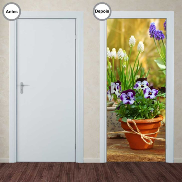 Adesivo Decorativo de Porta Vaso de Flores 027pt P Adesivo Desentupidor De Vaso ~ Adesivo Decorativo de Porta Vaso de Flores 027pt P