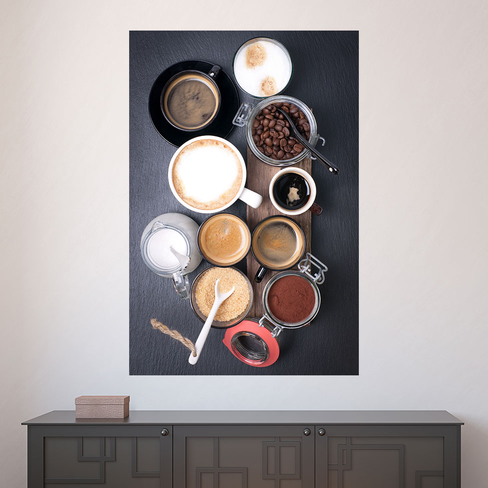 Painel Adesivo de Parede - Café - 572pn-P