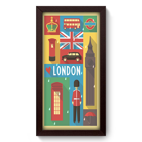 Quadro Decorativo - Londres - 243qdmp