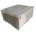 Caixa Organizadora Guarda Roupa Tam G Nylon PVC Creme