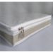 Caixa Organizadora de Lençol Tam PP Nylon PVC Creme luxo