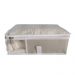 Caixa Organizadora de Mala Tam P Nylon PVC Creme luxo