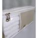 Caixa Organizadora de Toalha Tam M Nylon PVC Creme luxo