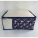 Caixa Organizadora para Edredom Tam G Nylon PVC Floral Az